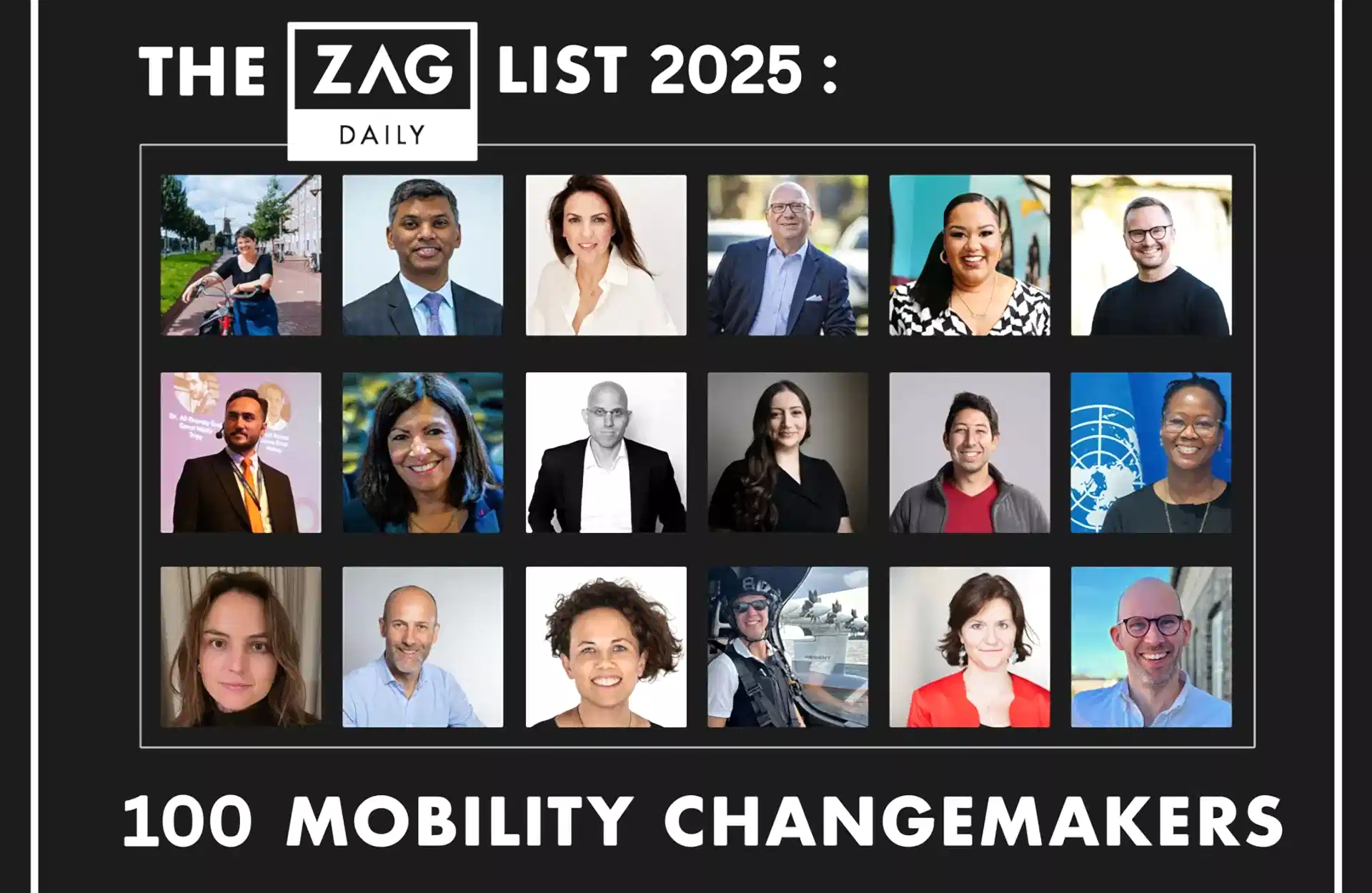 Dr. Ünal, Zag Daily’nin 100 Mobility Changemakers Listesindeki Tek Türk